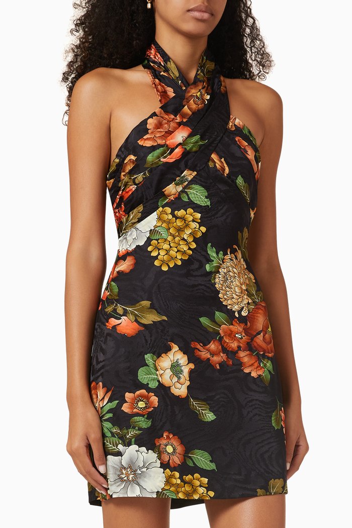 

Paco Floral Mini Dress, Multicolour