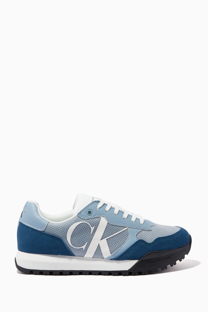 

Toothy Runner Sneakers in Textile, Blue