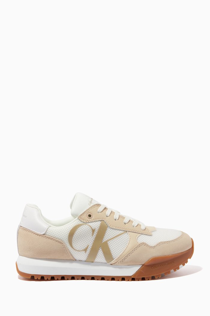 

Toothy Runner Sneakers in Textile, Neutral