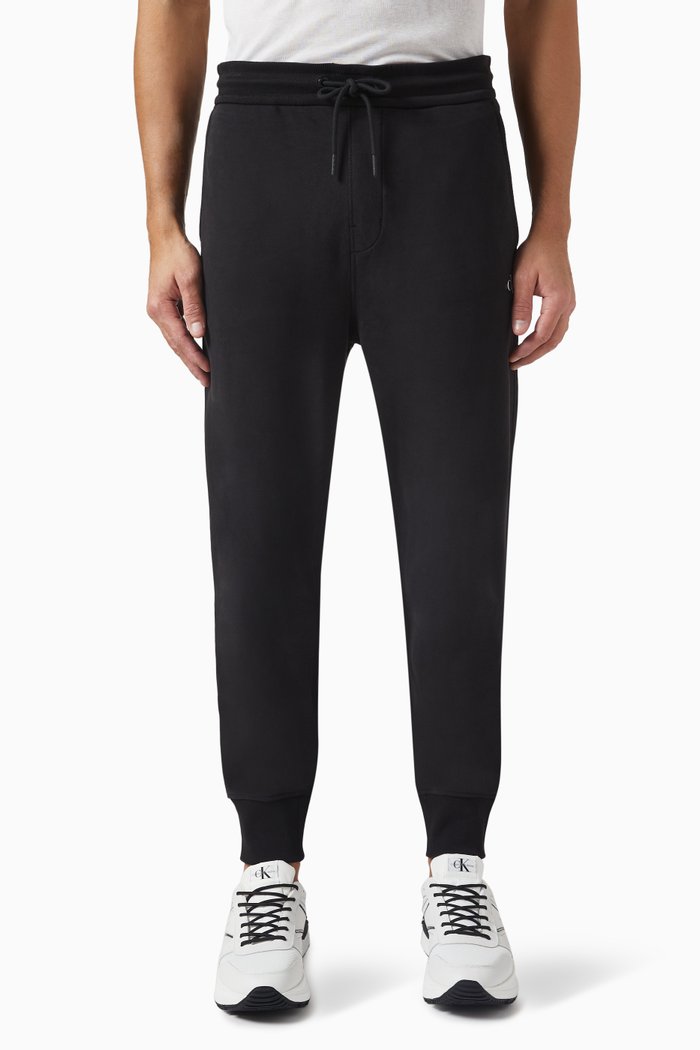 

Monogram Sweatpants in Cotton Terry, Black