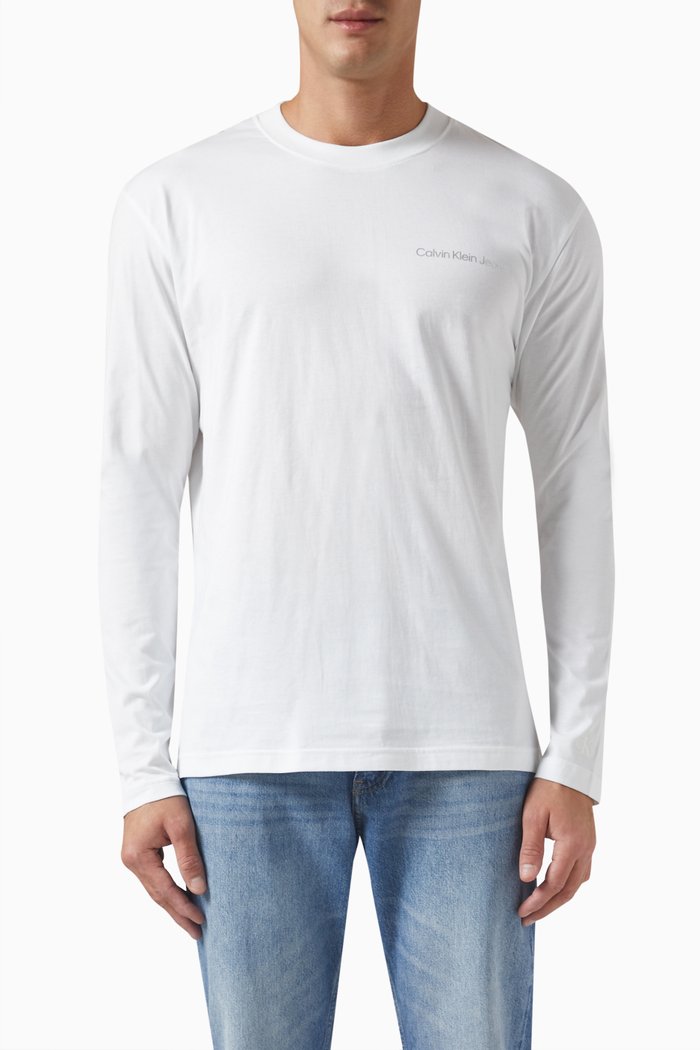 

Back Logo T-shirt in Cotton, White
