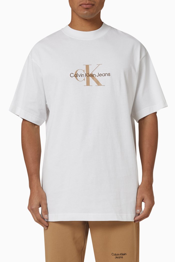 

Archival Monologo Oversized T-shirt in Cotton, White