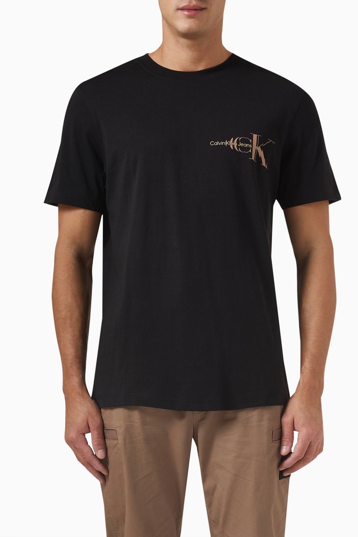

Logo T-shirt in Cotton Jersey, Black