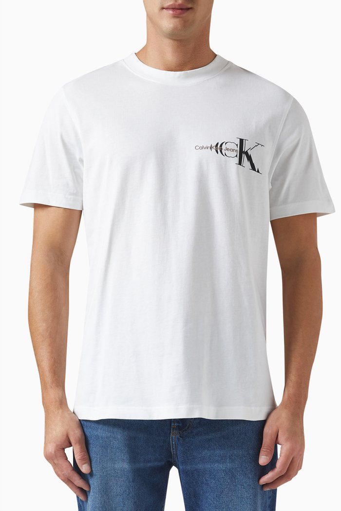 

Logo T-shirt in Cotton Jersey, White