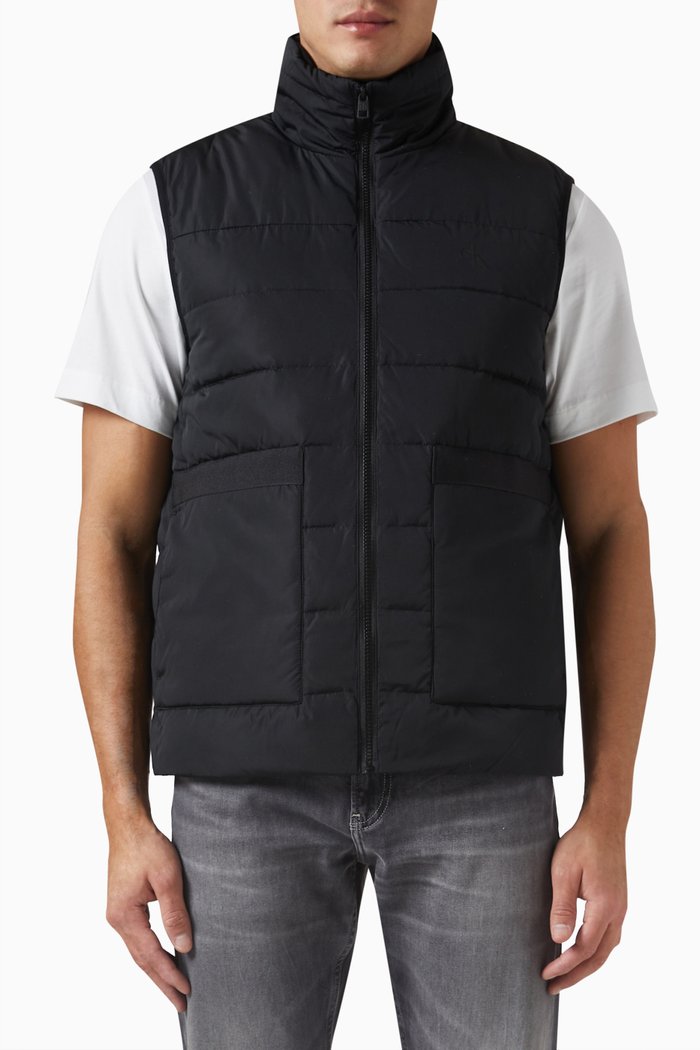 

Logo Vest in Nylon, Black