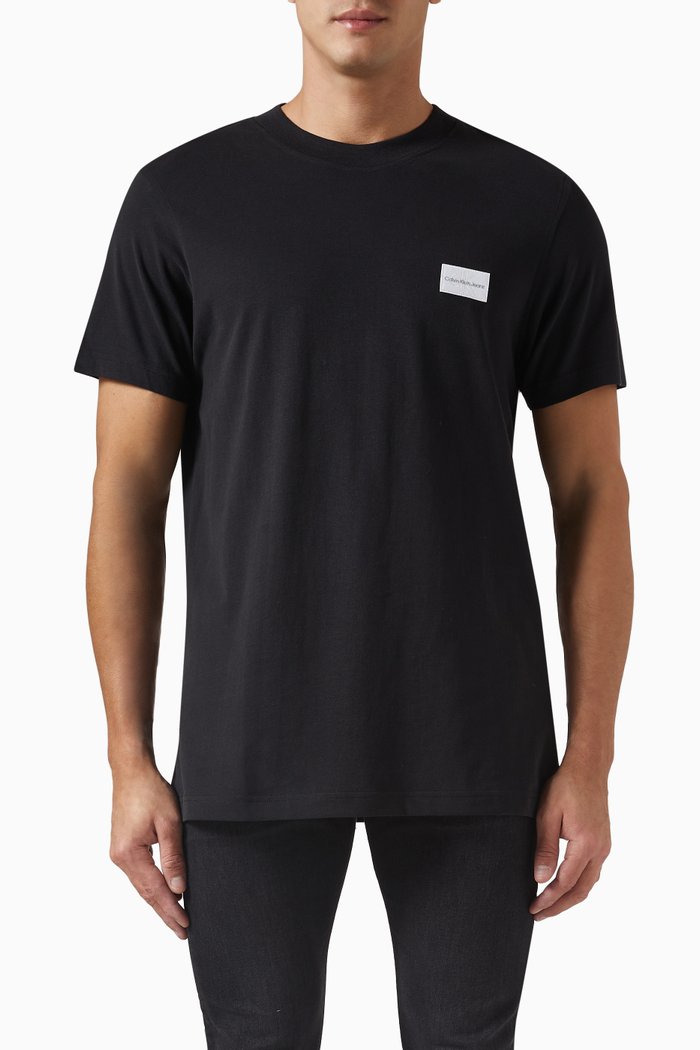 

Logo T-shirt in Cotton Jersey, Black