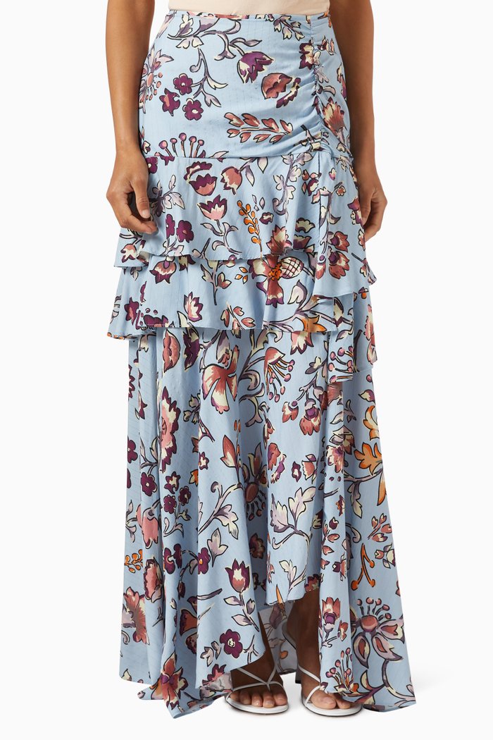 

Sisley Maxi Skirt, Blue