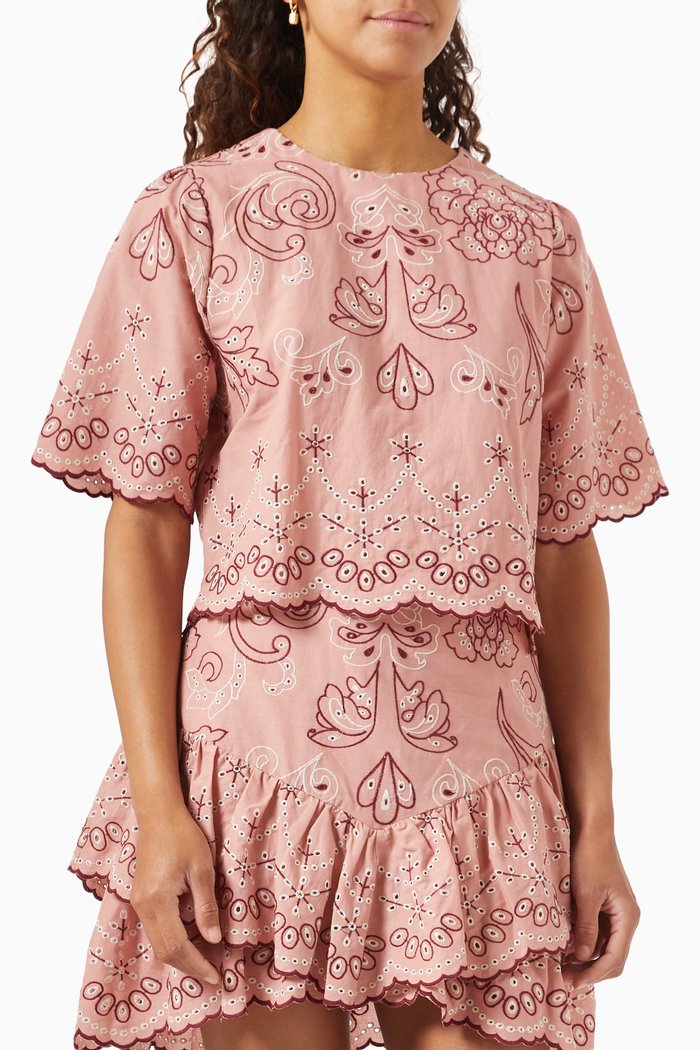 

Georgia Crop Top, Pink