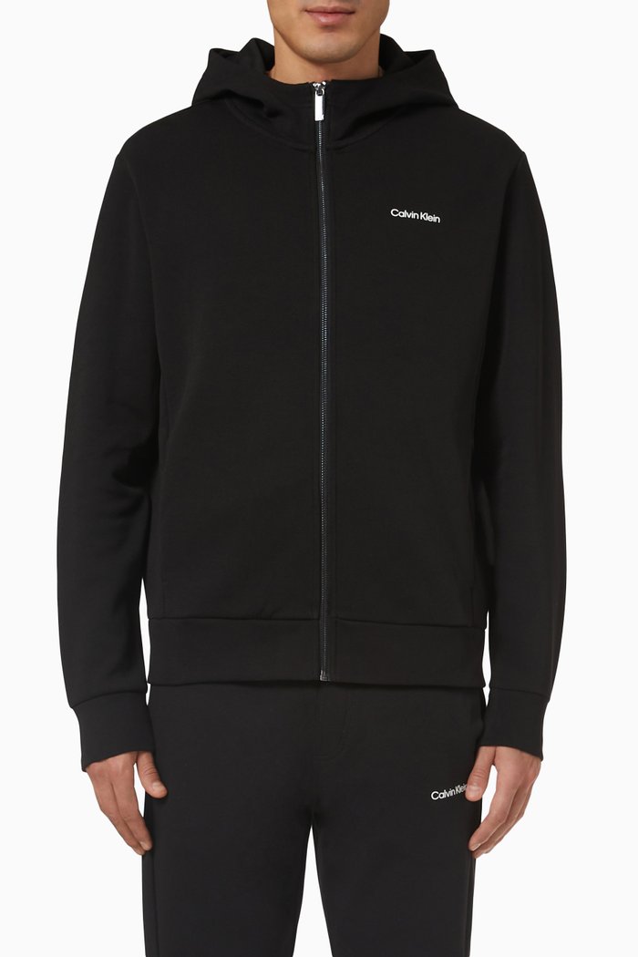 

Logo Hoodie in Repreve, Black