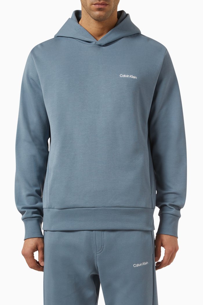 

Logo Hoodie in Cotton, Grey