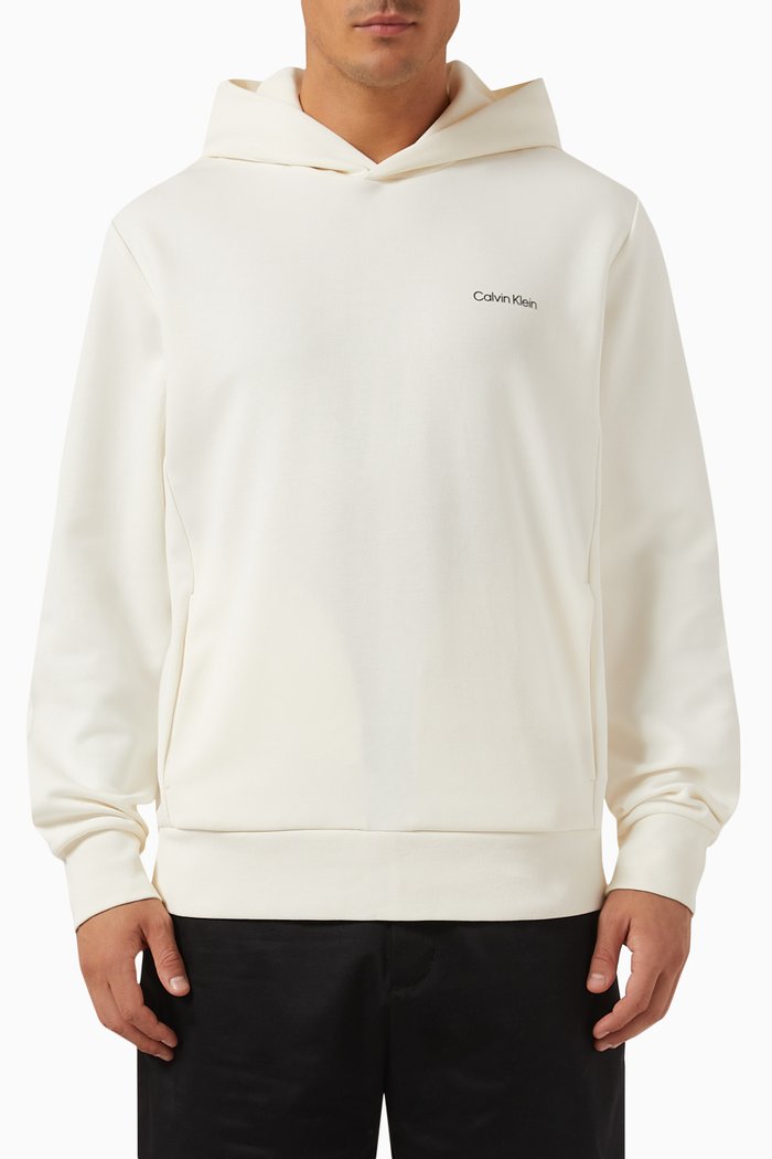 

Logo Hoodie in Cotton, White