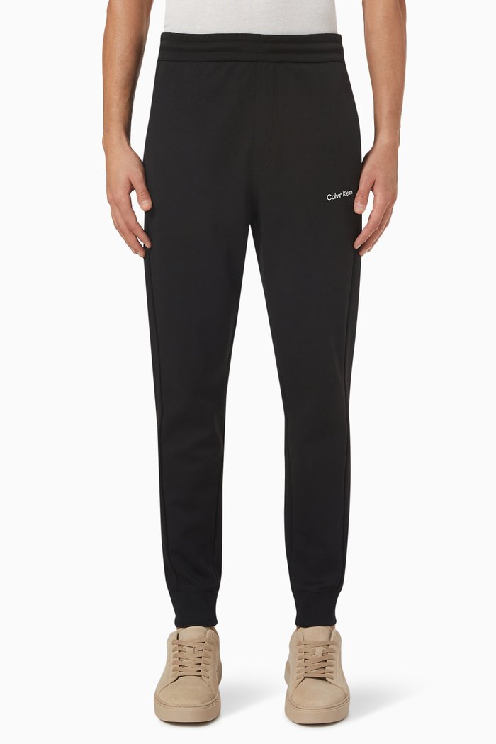 

Logo Sweatpants in Repreve, Black