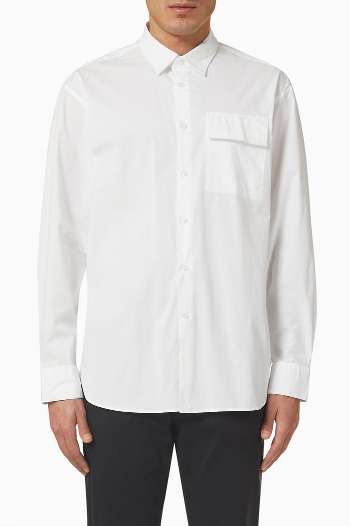 

Shirt in Cotton Poplin Stretch, White