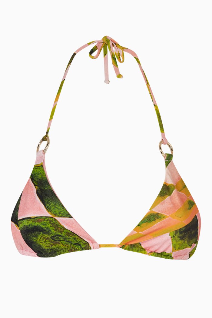 

Mini Ring Bikini Bra, Pink