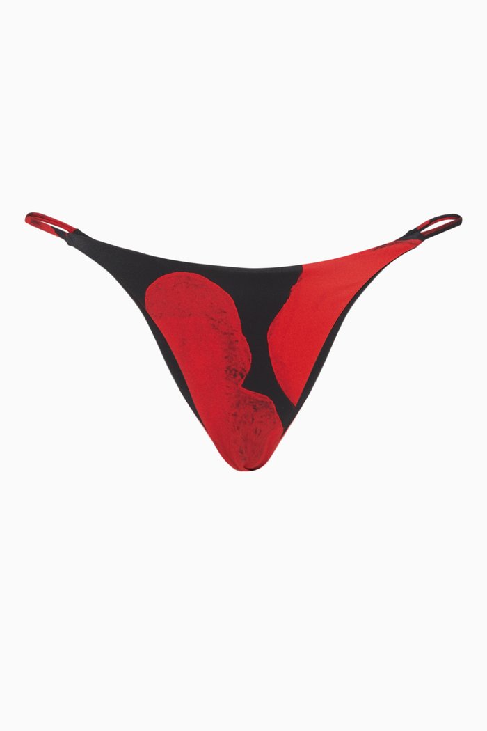 

Mini Ring Bikini Briefs, Red