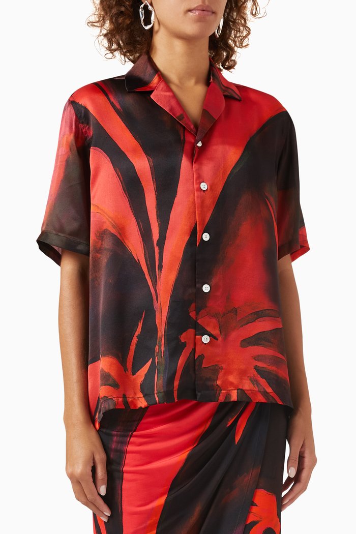 

Weekend Shirt in Charmeuse, Multicolour
