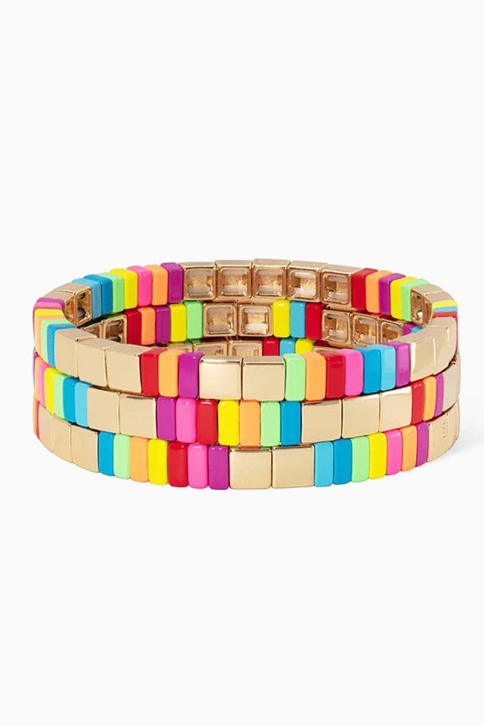 Chasing Rainbows Bracelet Set, Multicolour