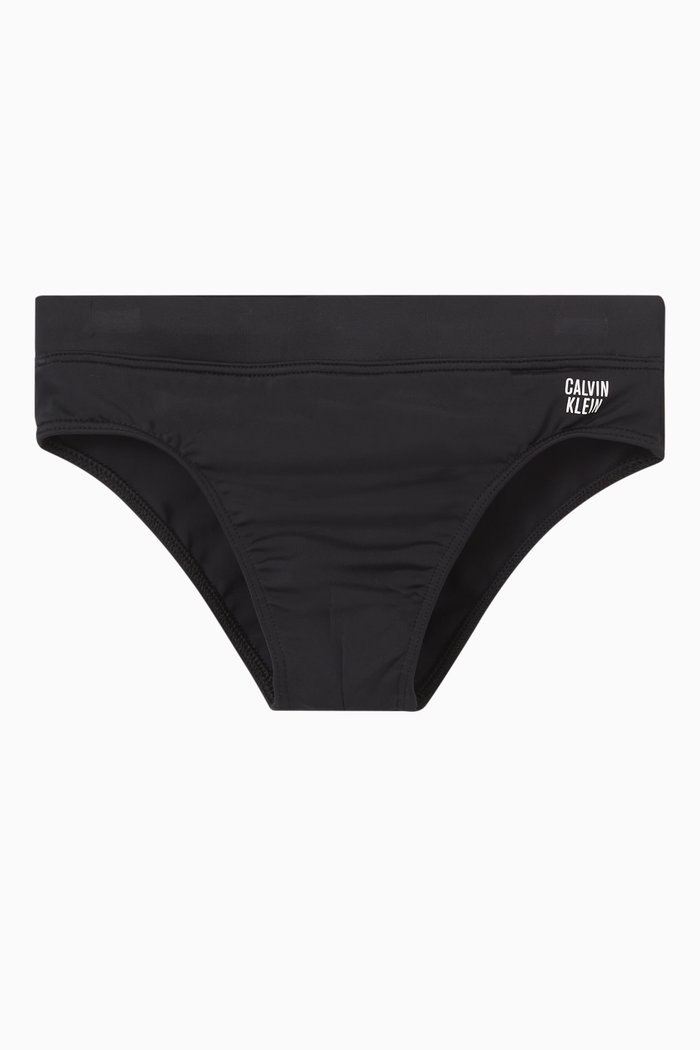 

Swim Briefs in Recycled Fabric, Black