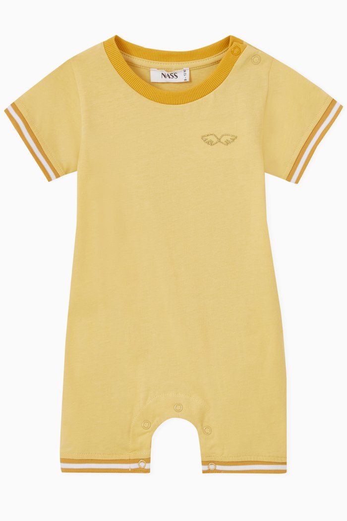 

Troy Romper in Cotton Jersey, Yellow