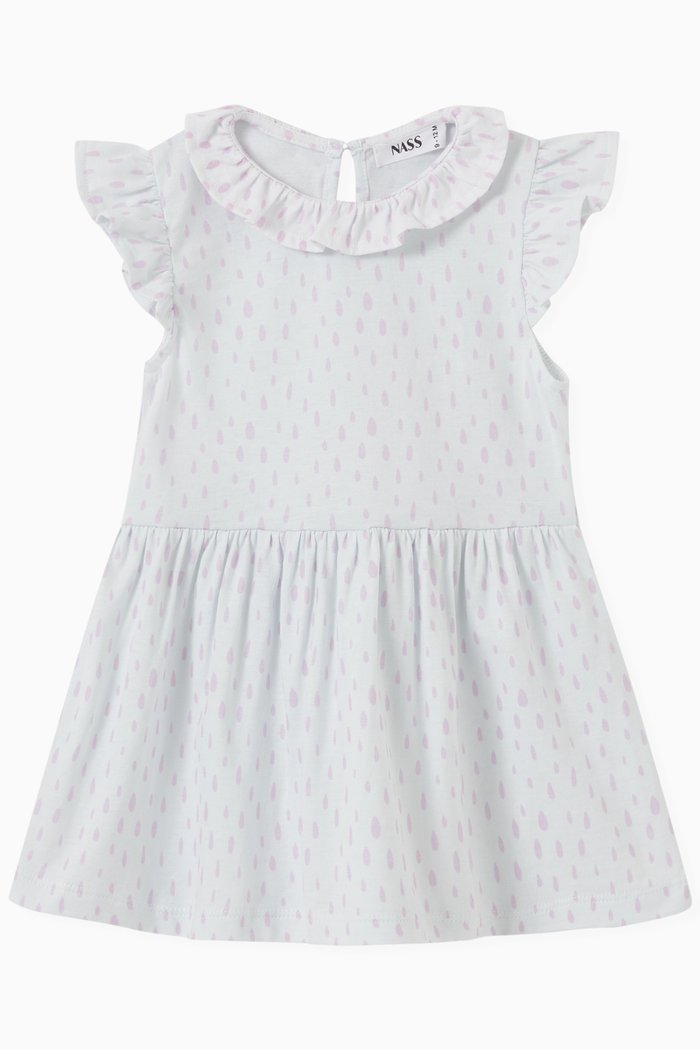Birdie Dress in Jersey, White