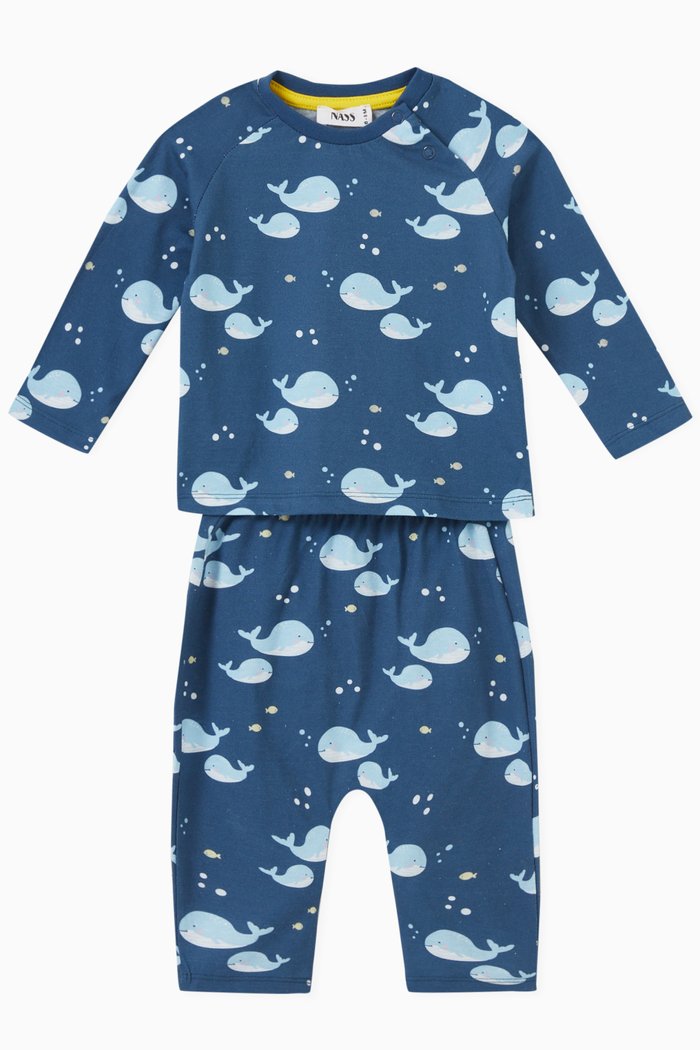 

Bally Pyjama Set in Jersey, Blue