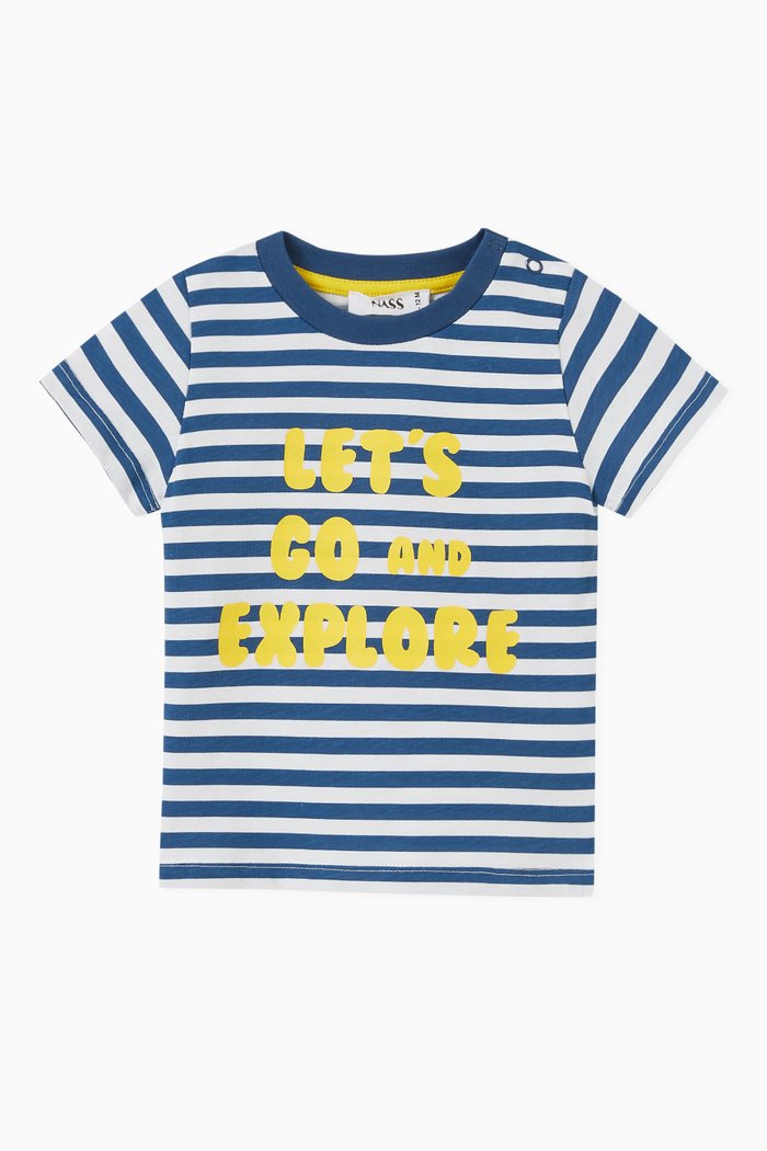 

Lil Explorer T-shirt in Jersey, Blue