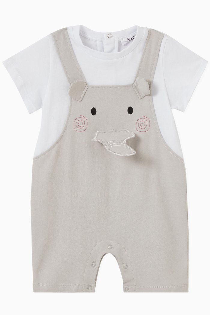 

Ellio Romper in Jersey, Grey