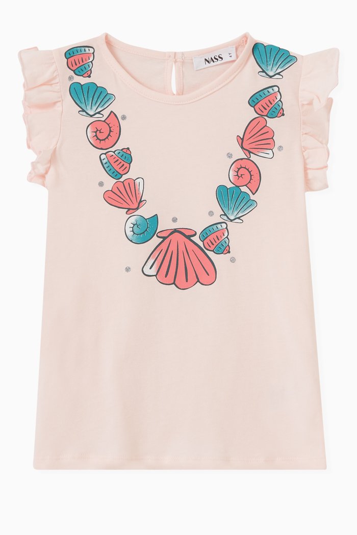 

Shelley Necklace Top in Jersey, Pink