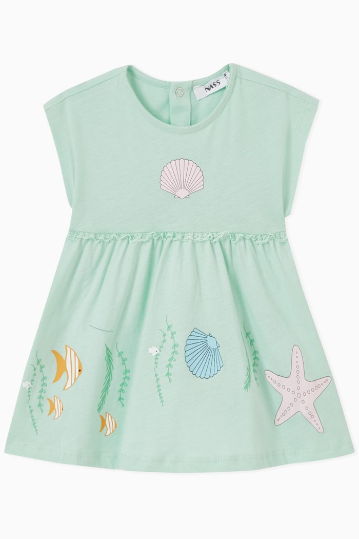 

Dora Printed Dress, Green