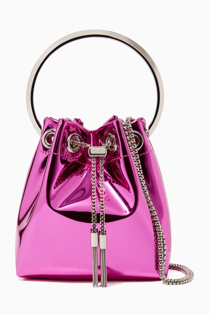 

Bon Bon Bag in Mirror-fabric, Pink