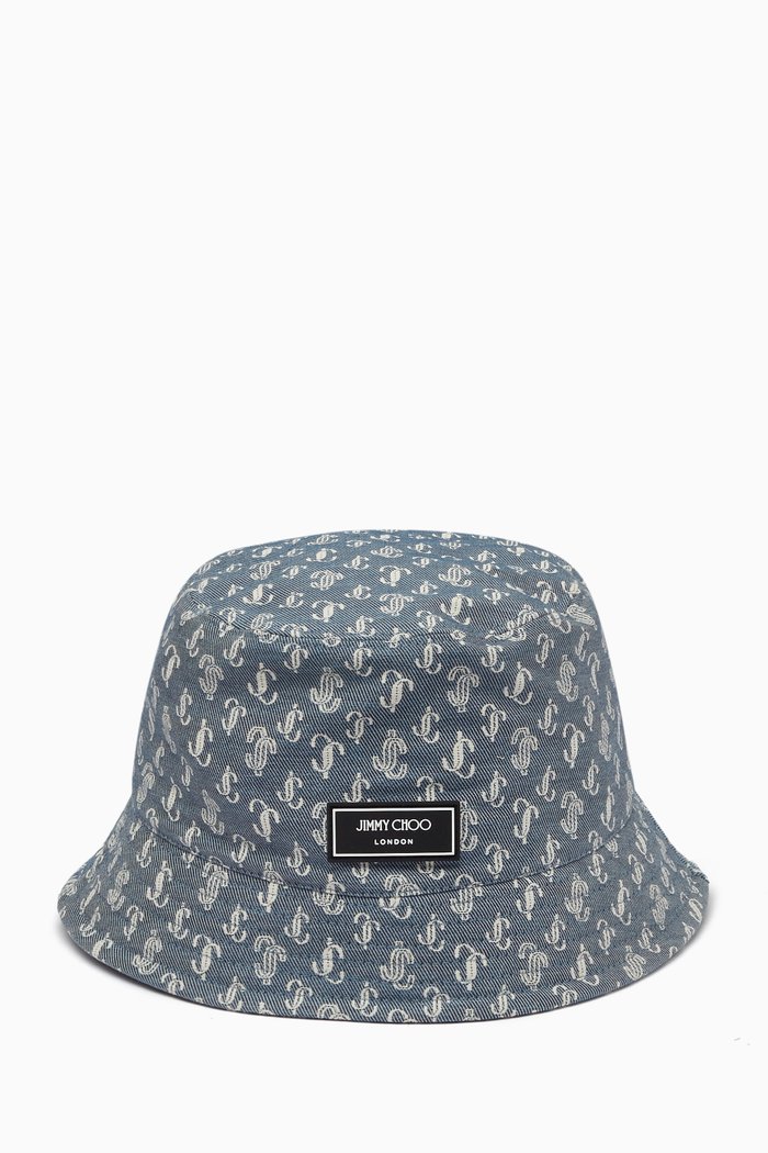 

Renata Bucket Hat in Denim, Blue