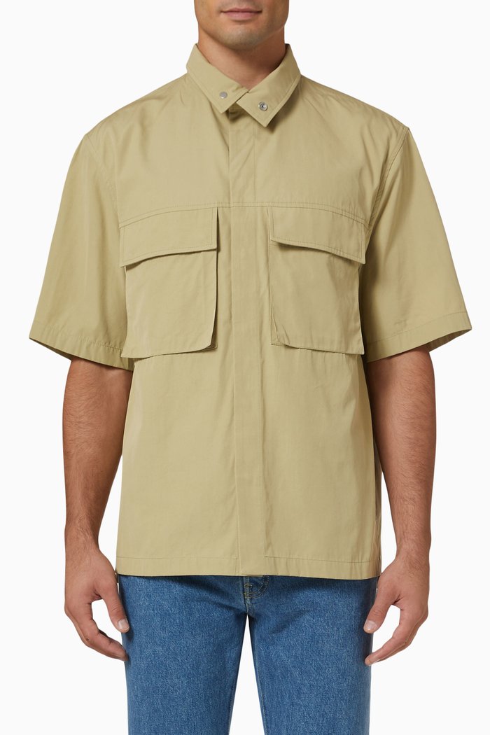 

Shirt in Cotton, Grey