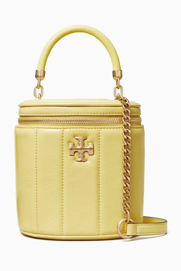 

Kira Vanity Case in Patent-leather, Yellow