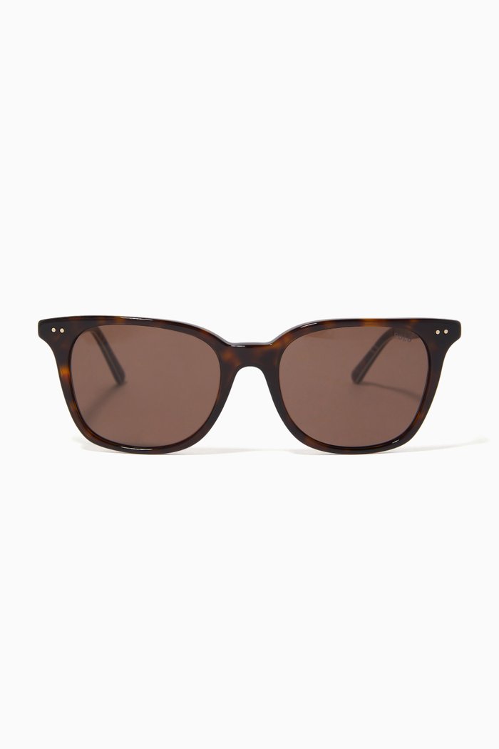

Square Sunglasses in Acetate, Brown