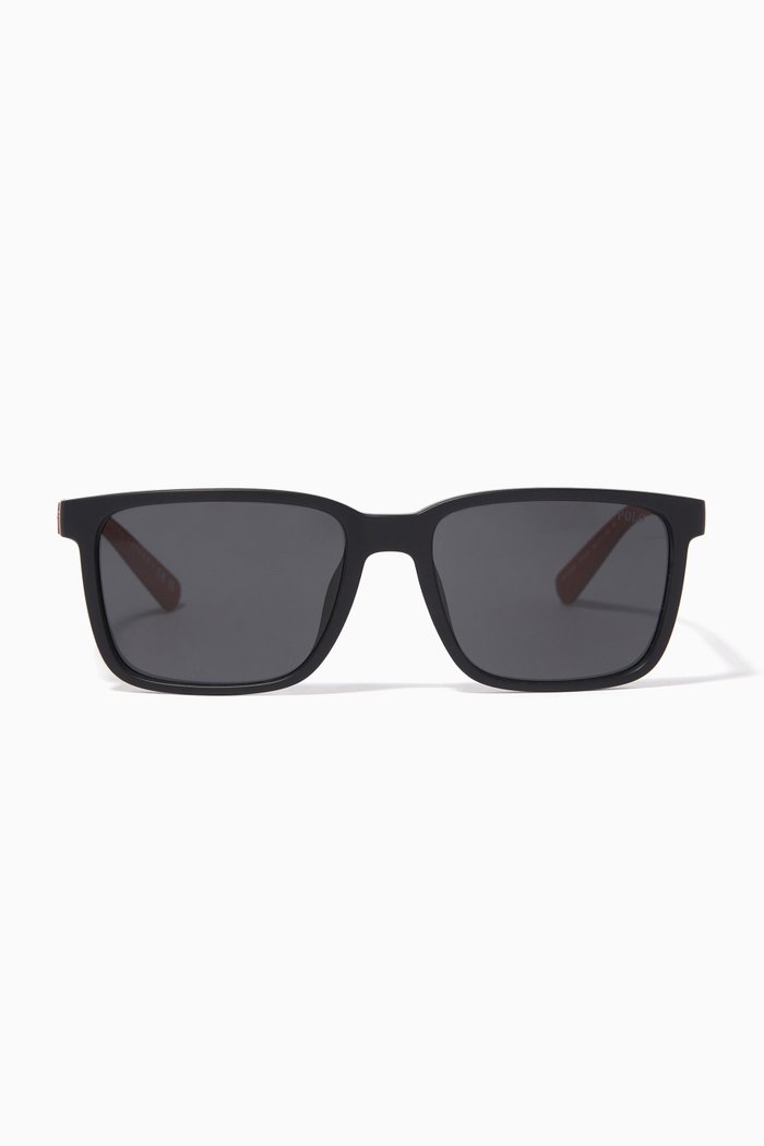 

Square Sunglasses in Acetate, Black