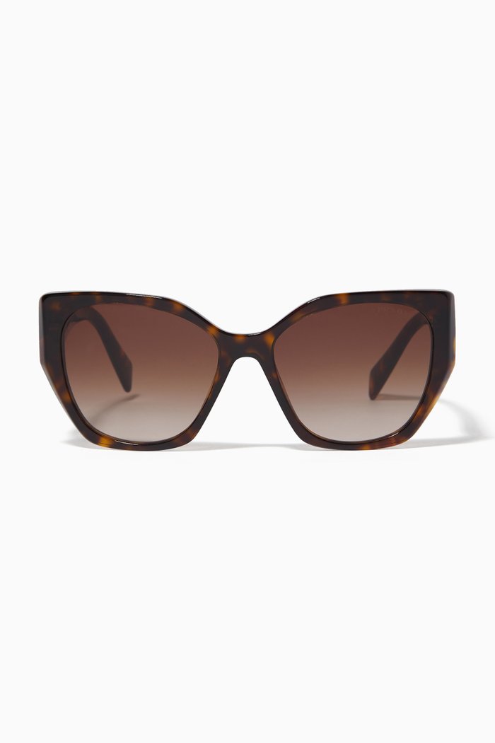

Cat Eye Sunglasses in Acetate, Brown