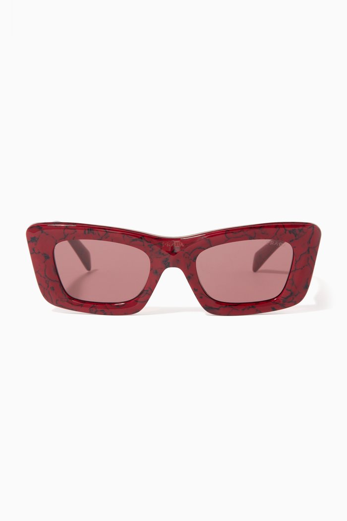 

Symbole Sunglasses in Acetate, Red