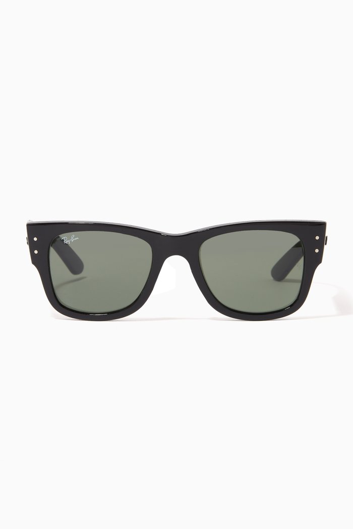 

Classic G-15 Square Sunglasses in Acetate, Black