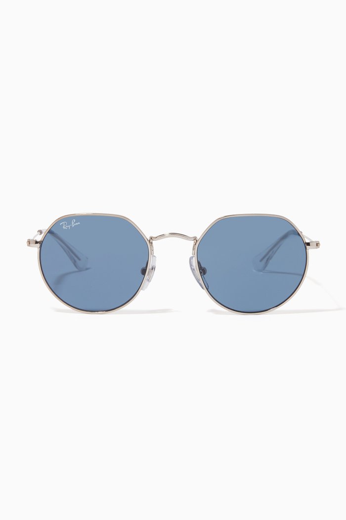 

Junior Square Sunglasses in Metal, Silver