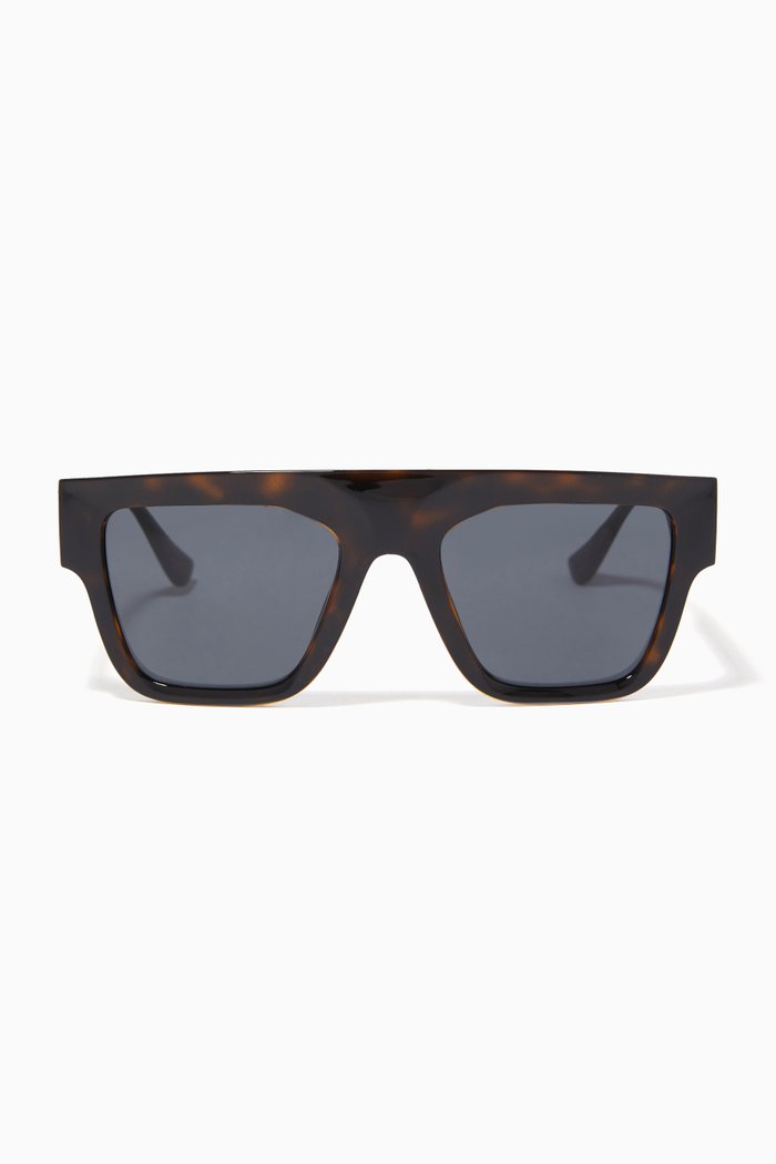 

90s Vintage Logo Sunglasses in Acetate, Brown