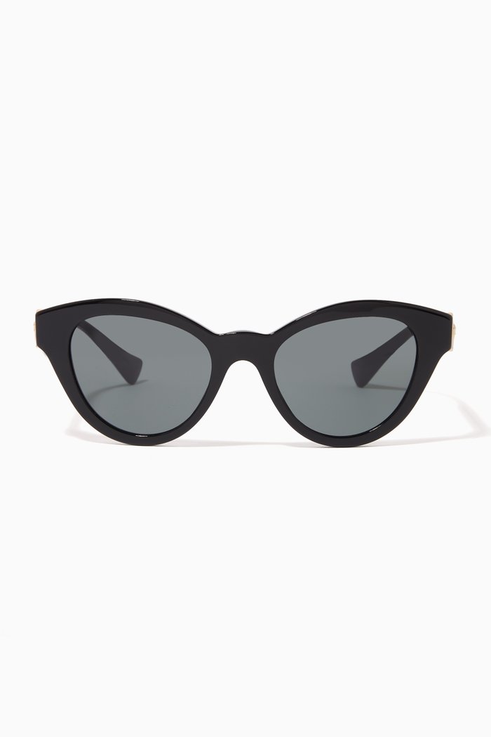 

Charm Medusa Sunglasses in Acetate, Black
