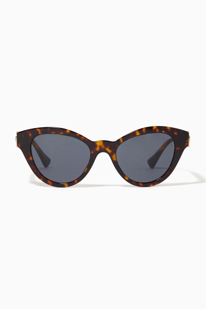 

Charm Medusa Sunglasses in Acetate, Brown