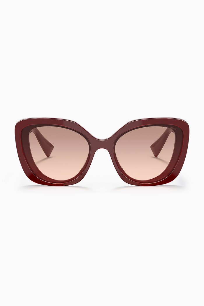 

Square Sunglasses in Acetate, Pink