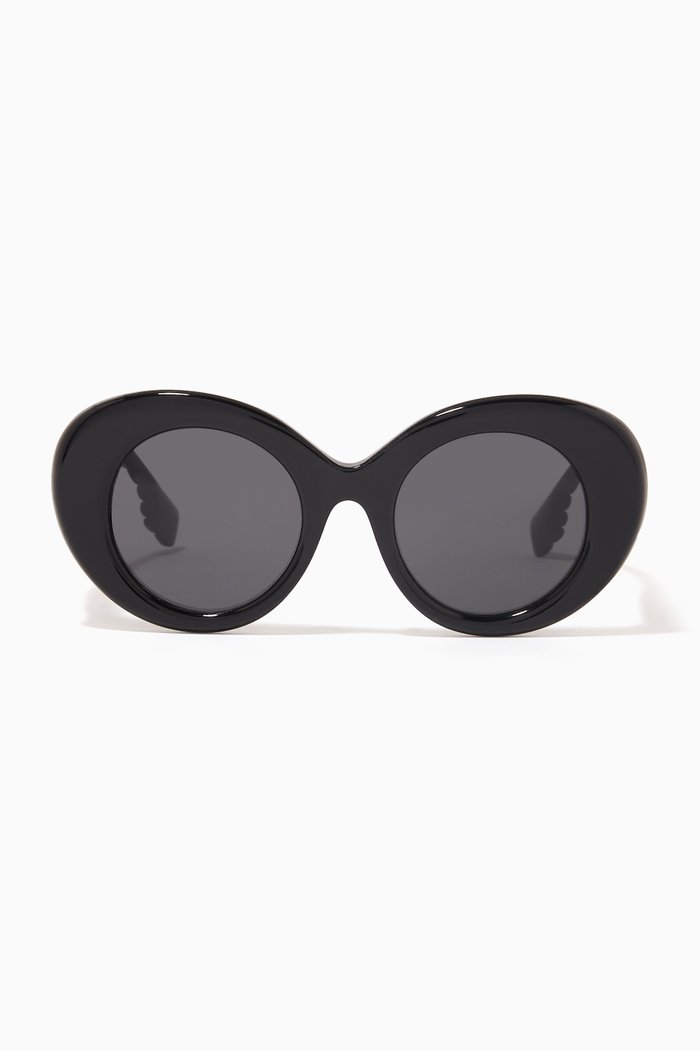 

Margot Large Frame Sunglasses in Acetate, Black
