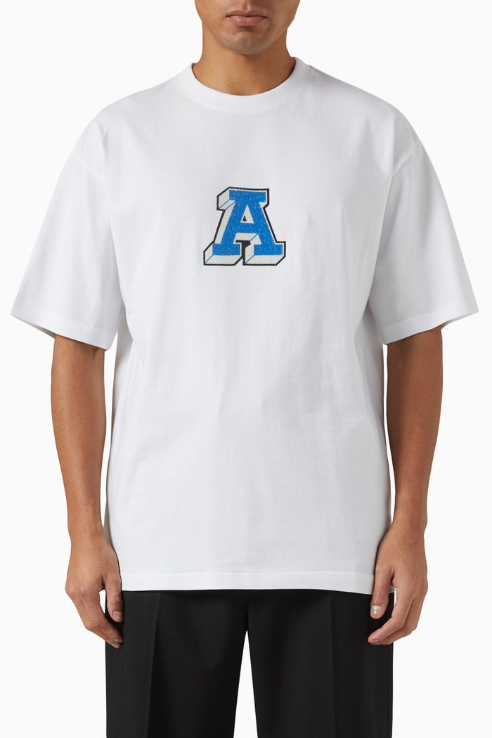 

Muse College A Swarovski-embellished T-shirt in Cotton, White