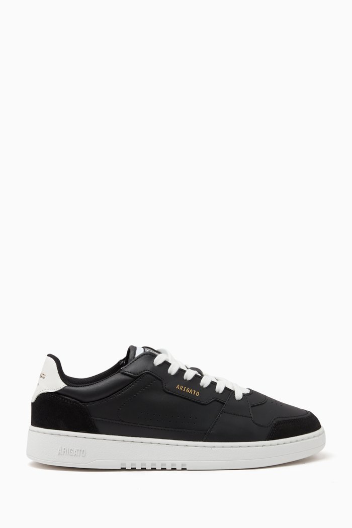 Dice Lo Sneakers in Leather, Black