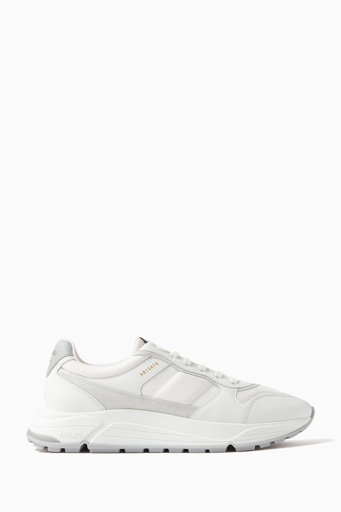 

Rush Low Top Sneakers in Leather, White
