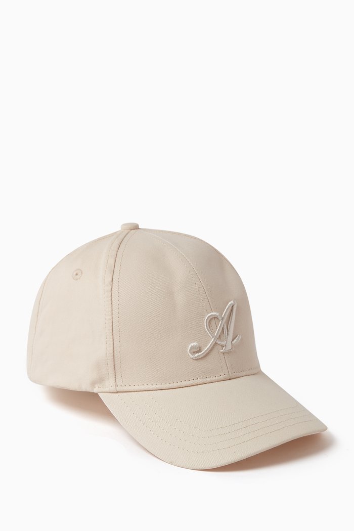 

Logo Cap in Cotton, White