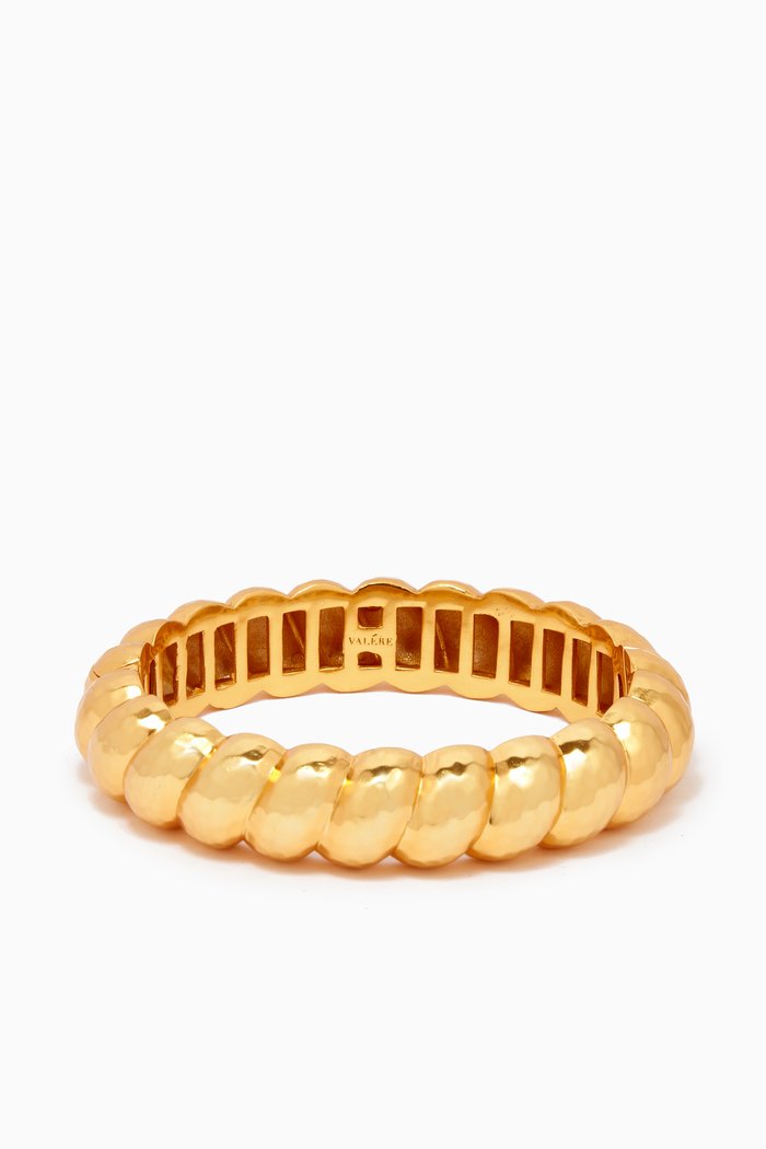 

Vivana Bangle in 24kt Gold-plated Brass