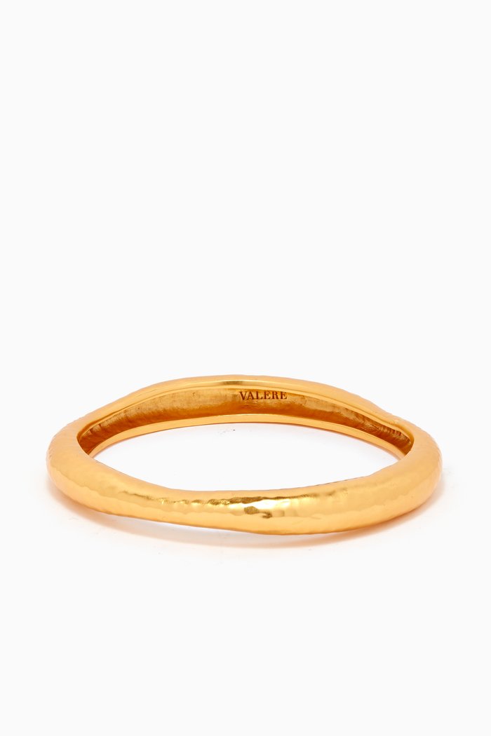 

Small Sienna Bangle in 24kt Gold-plated Brass